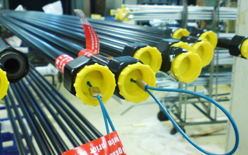 Rostskydda hydraulrör med torrpackning