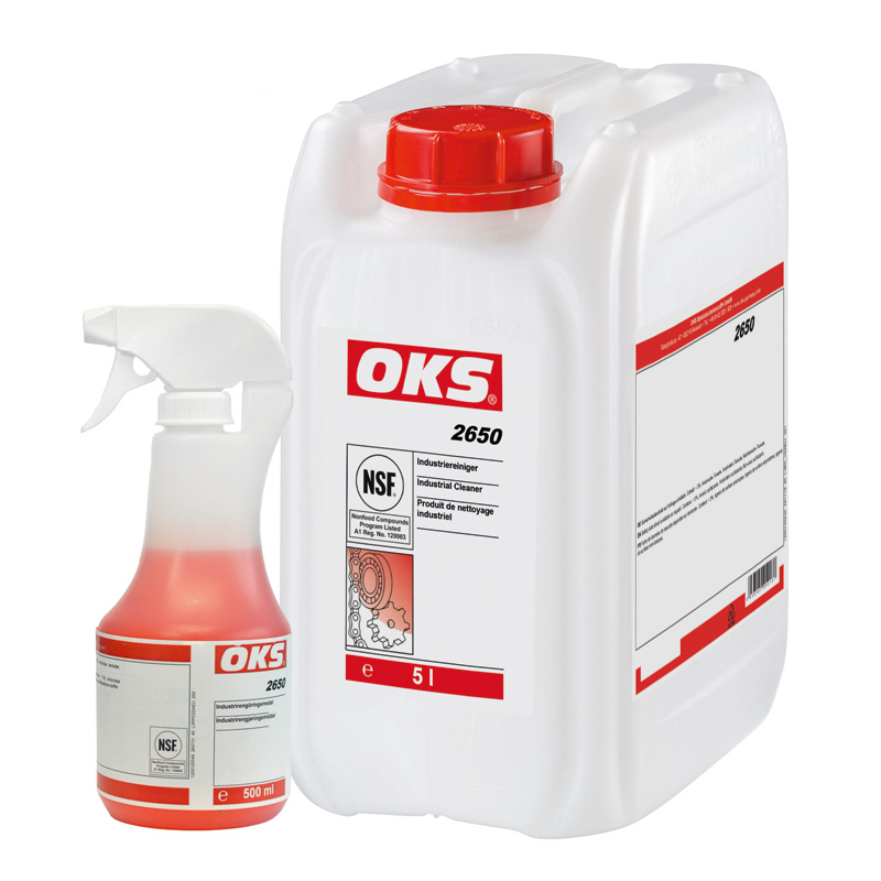 OKS 2650 dunk eller sprayflaska, Ett intensivt, vattenbaserat, alkaliskt rengöringsmedel som tar bort tuff smuts utan kemikalierisker.