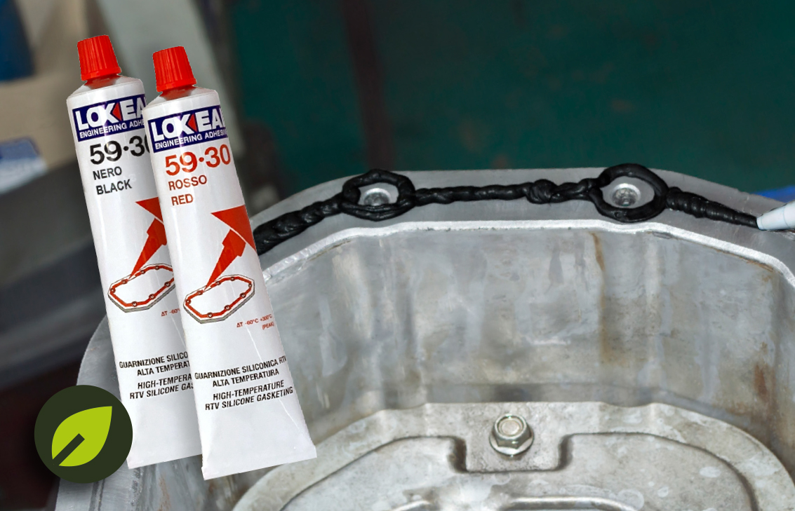 Pakning af silikone Loxeal 59-30, sort silikoneslange 75 ml