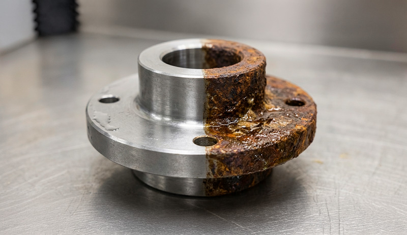 Rostborttagning på metall, utrusning och kompomenter